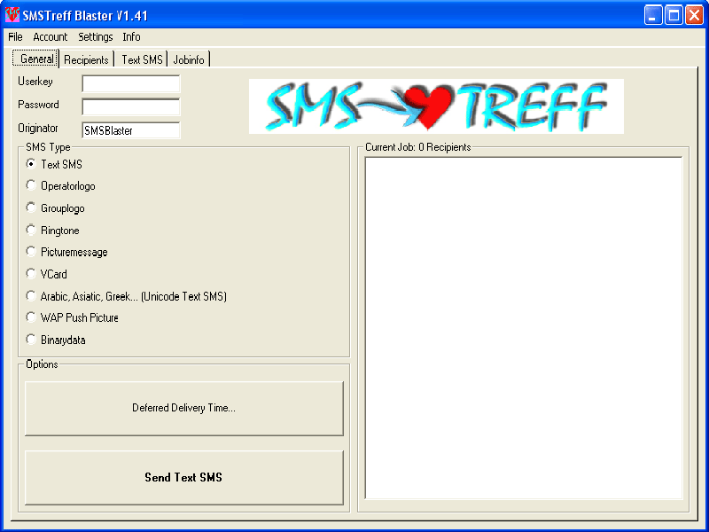 Screenshot for SMS Flirt Blaster 3.41